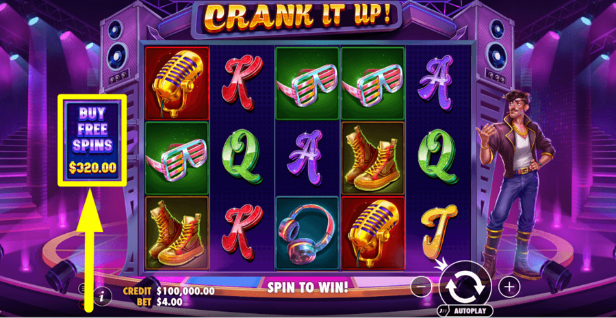 Crank It Up Buy Feature