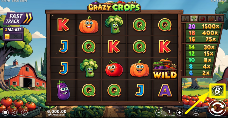 Crazy Crops Burst Mode