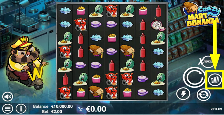 Crazy Mart Bonanza Bet Value