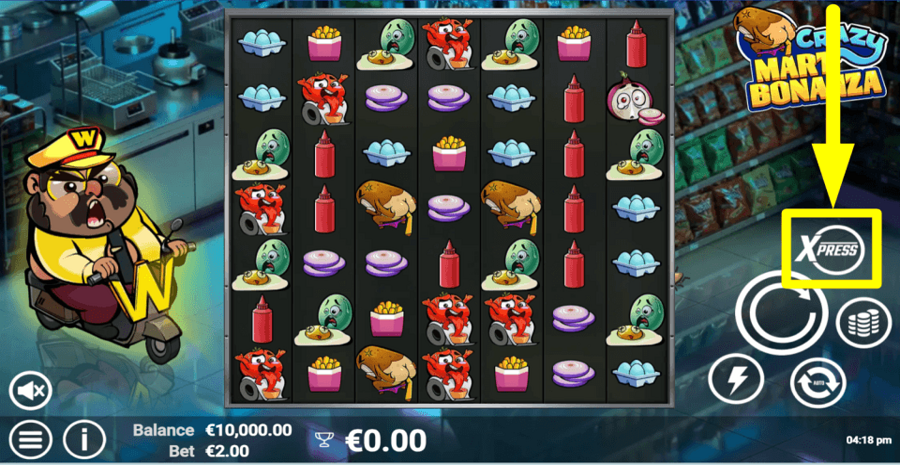 Crazy Mart Bonanza Buy Feature