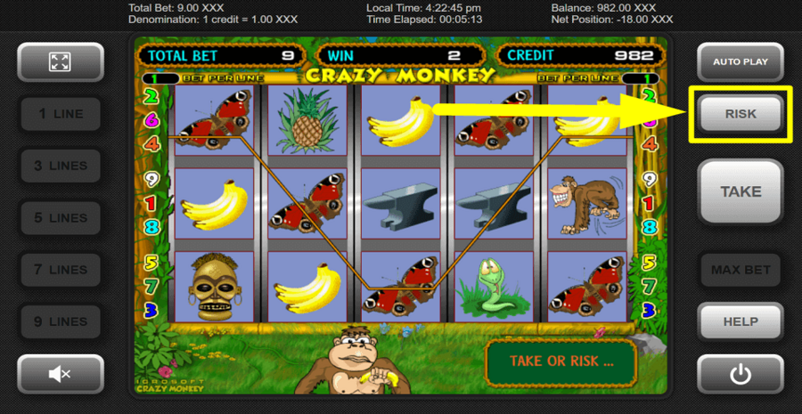 Crazy Monkey Slot Review, Bonuses & Free Play (94% RTP)