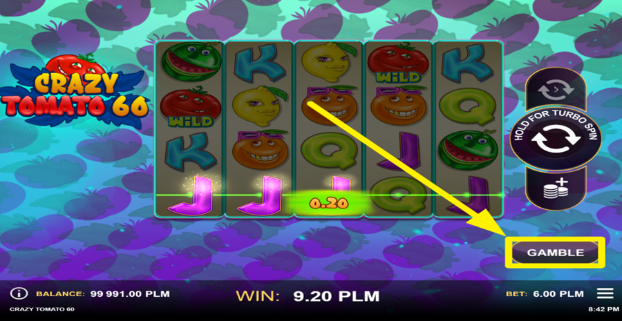 Crazy Tomato 60 Gamble