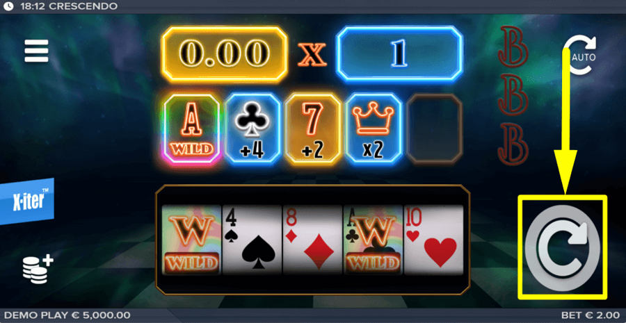 Crescendo Spin Button