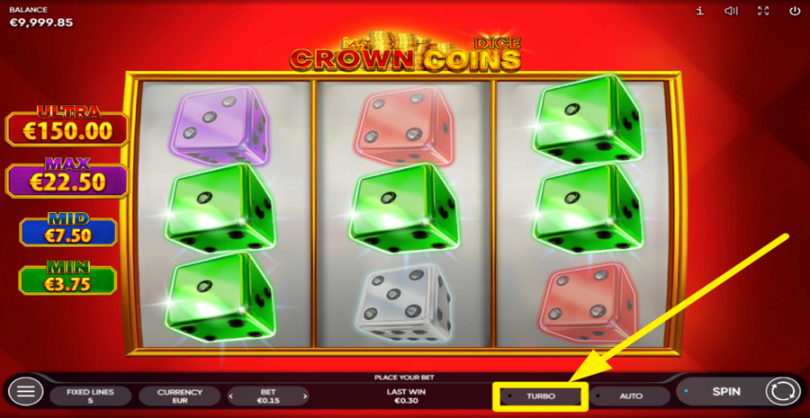 Crown Coins Dice Turbo