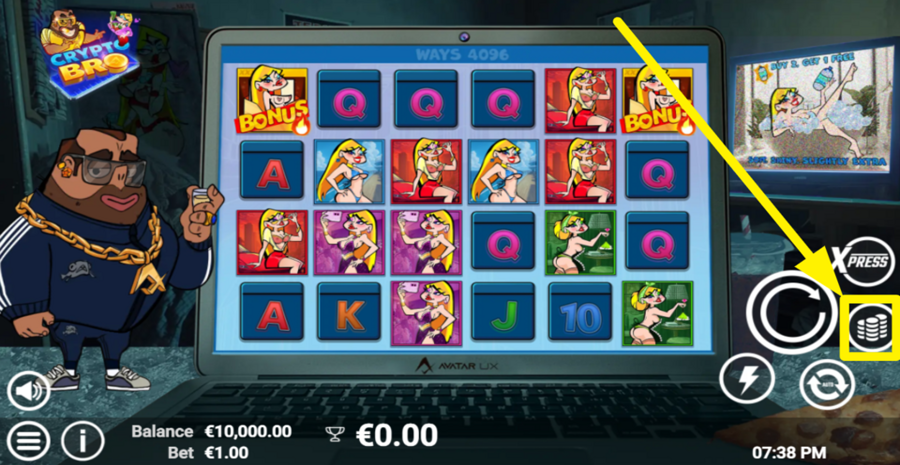 Crypto Bro Adjust Bet
