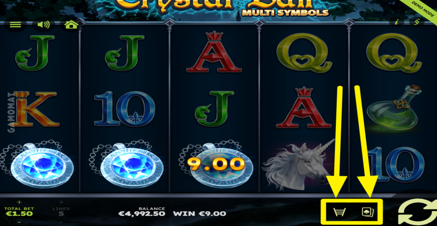 Crystal Ball Multi Symbols Gamble