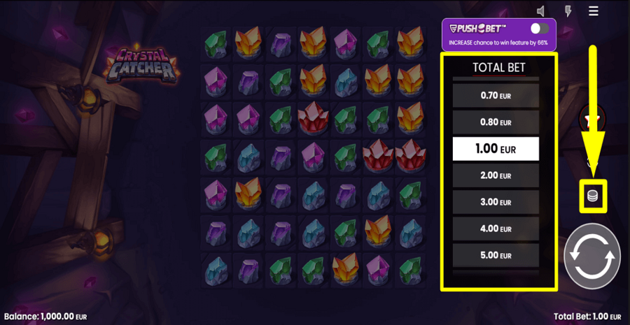 Crystal Catcher Bet Value