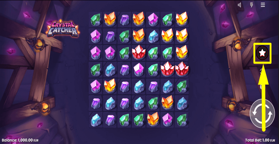 Crystal Catcher Buy Feature