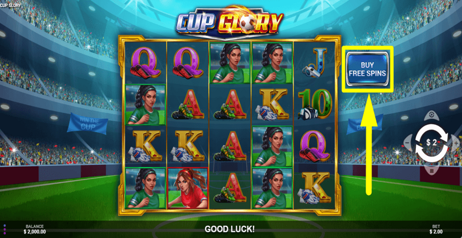 Cup Glory Buy Feature
