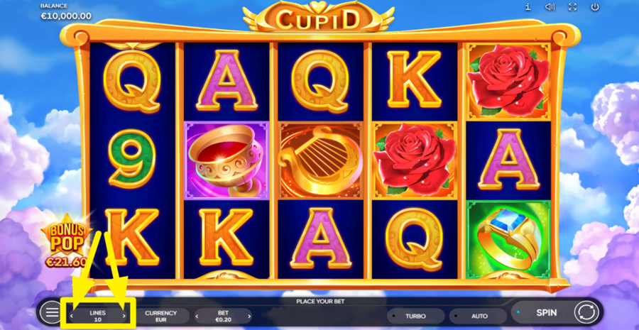 Cupid Adjust Bet Lines