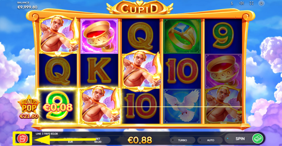 Cupid Gamble Feature