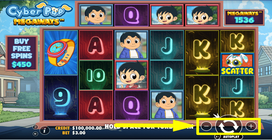 Cyber Pup Megaways Bet Value