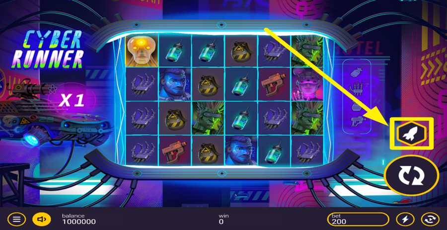 Cyber Runner Buy Bonus