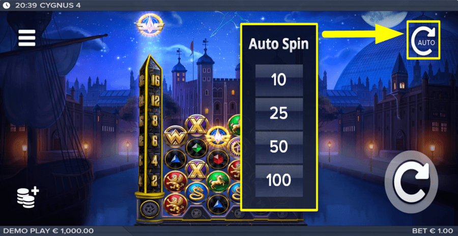 Cygnus 4 Autoplay Feature