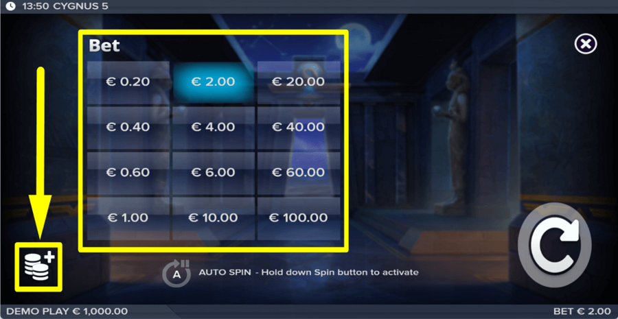 Cygnus 5 Bet Value