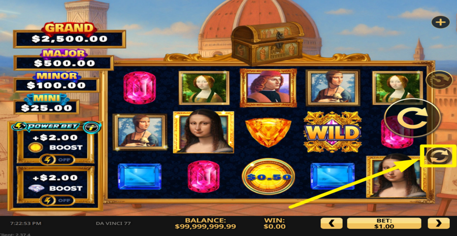 Da Vinci 77 Autoplay