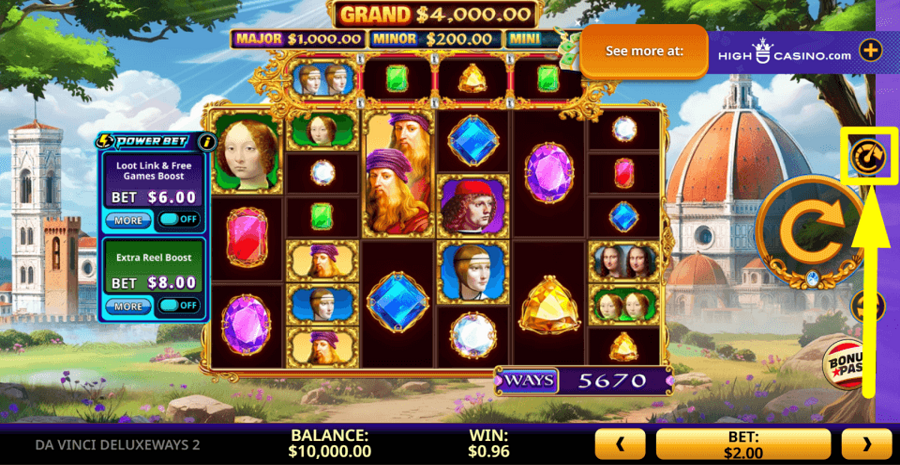 Da Vinci Deluxeways 2 Turbo Feature