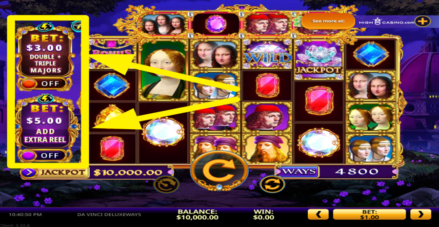 Da Vinci Deluxeways Extra Bet