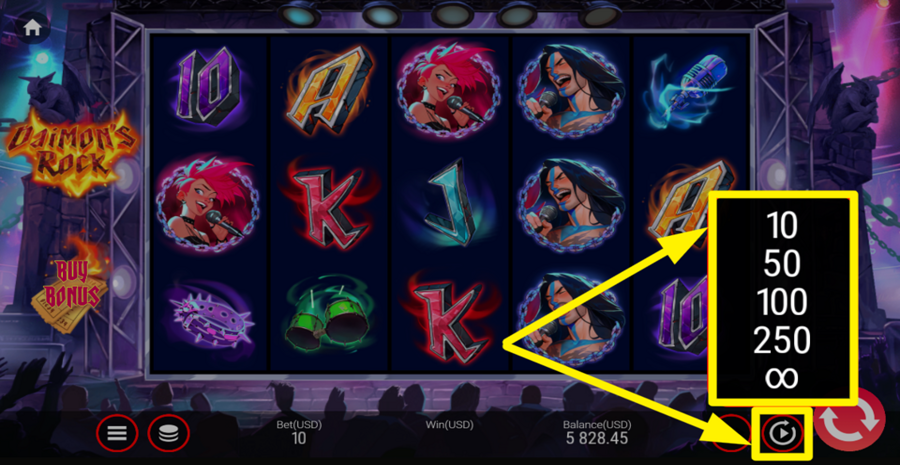 Daimons Rock Autoplay