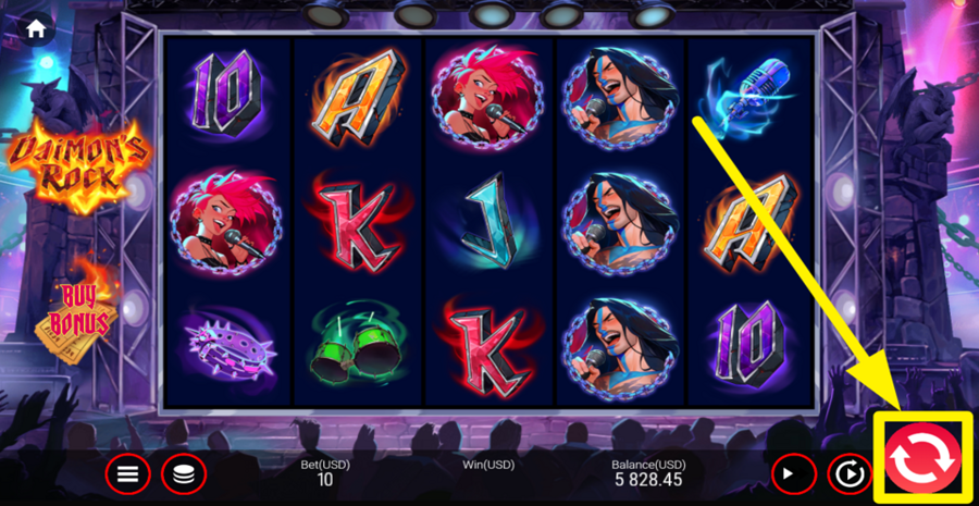 Daimons Rock Spin