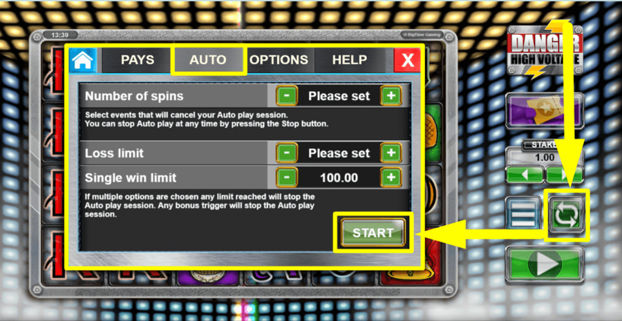 Danger High Voltage Autoplay Feature