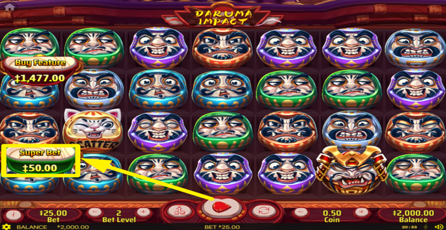 Daruma Impact Super Bet
