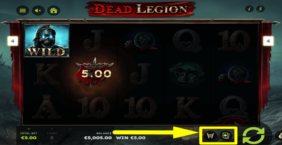 Dead Legion Gamble Feature