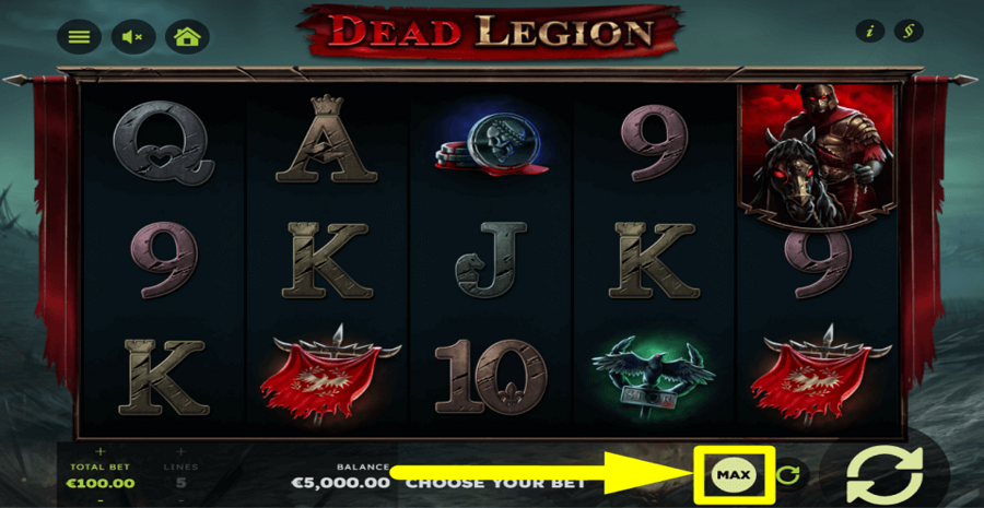 Dead Legion Max Button
