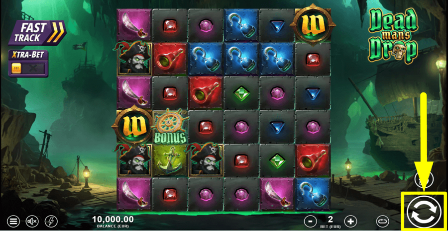 Dead Mans Drop Spin Button