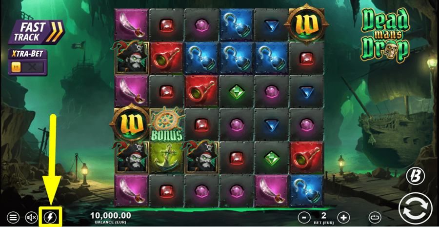 Dead Mans Drop Turbo Feature