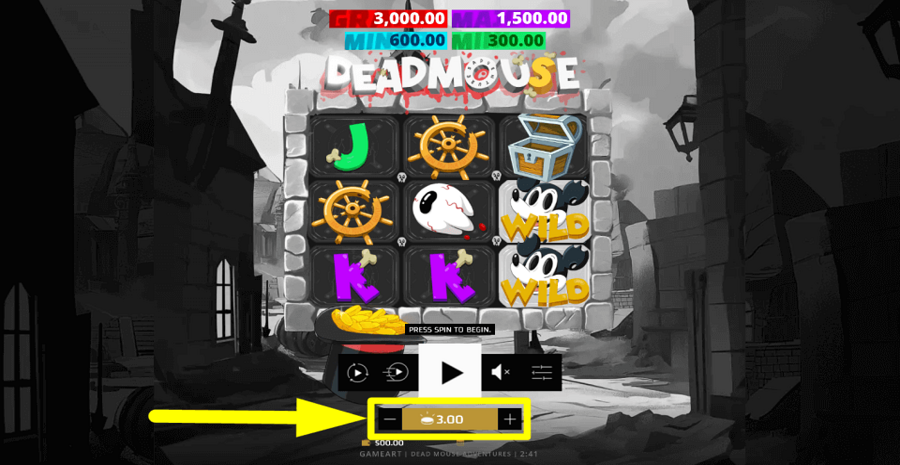 Dead Mouse Adventures Bet Value