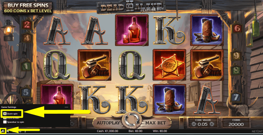 Dead Or Alive 2 Quick Spin Feature