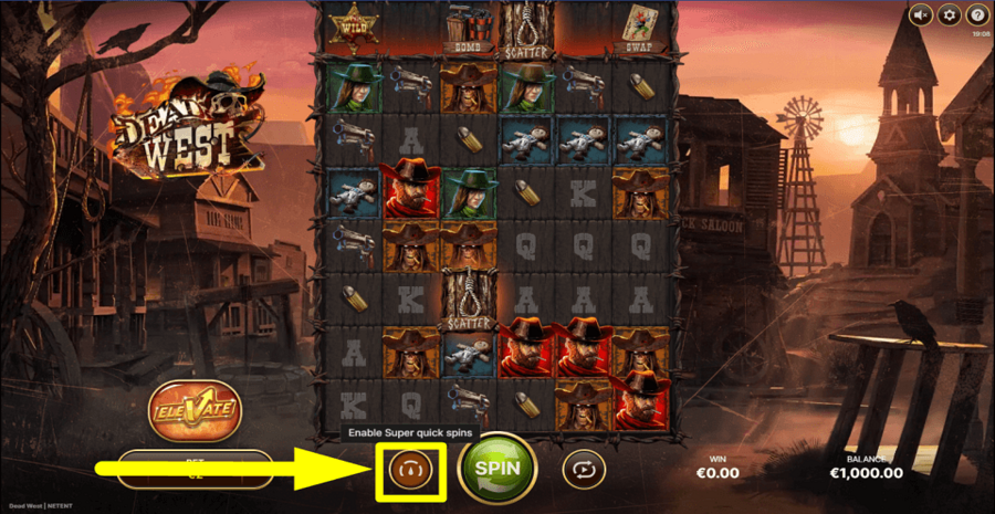 Dead West Quick Spin Feature