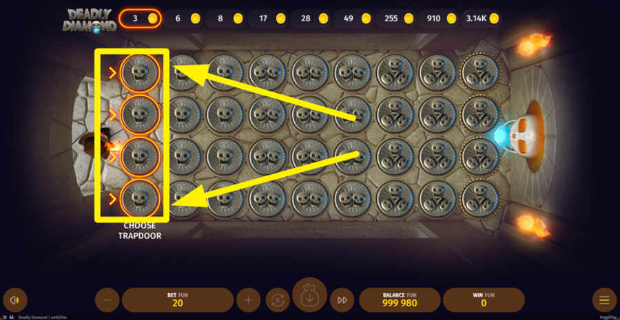 Deadly Diamond Choose Trapdoor