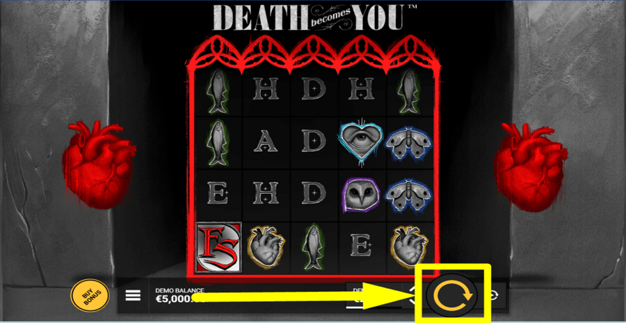 Death Becomes You Spin Button
