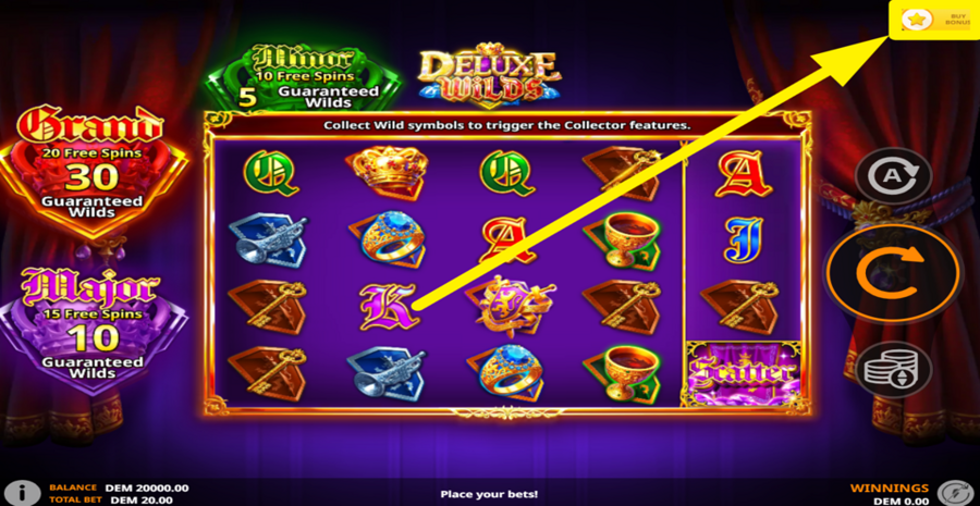 Deluxe Wilds Buy Bonus