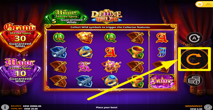 Deluxe Wilds Spin