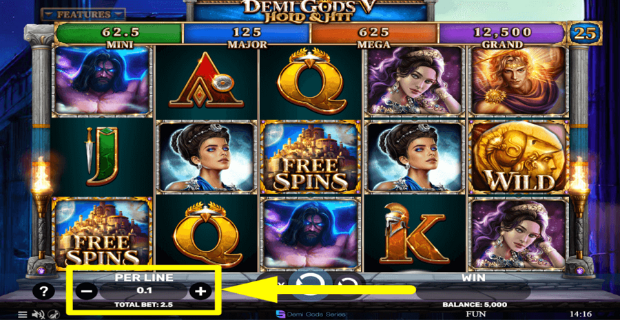 Demi Gods V Hold And Hit Bet Value