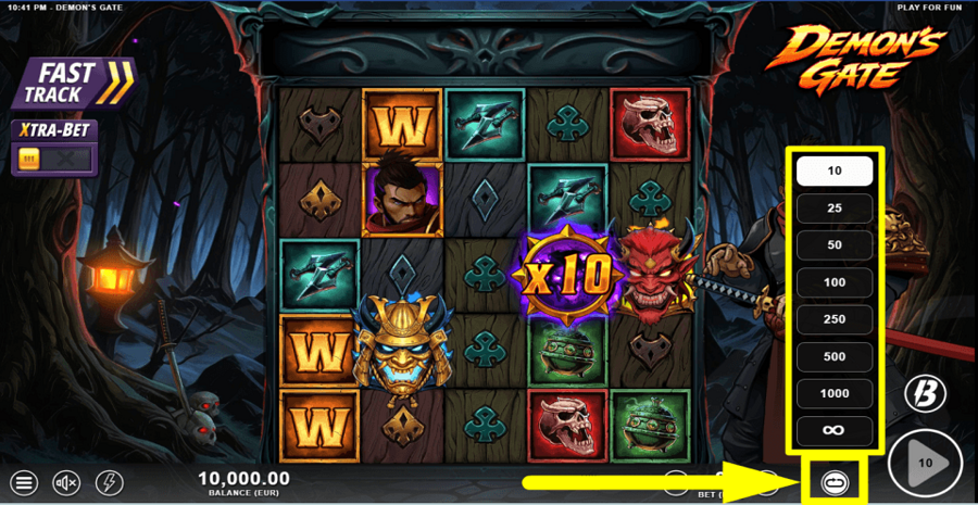 Demons Gate Autoplay Feature