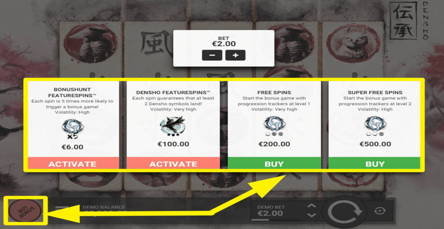 Densho Adjust Bonus Buy