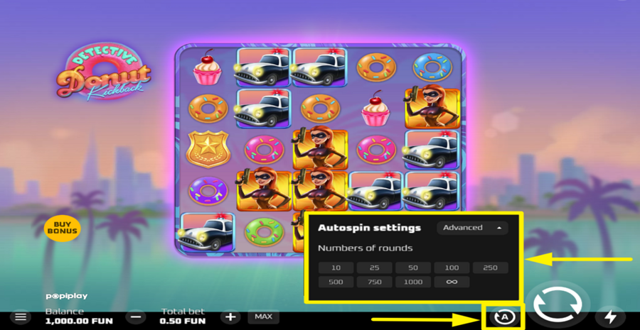 Detective Donut Kickback Autoplay