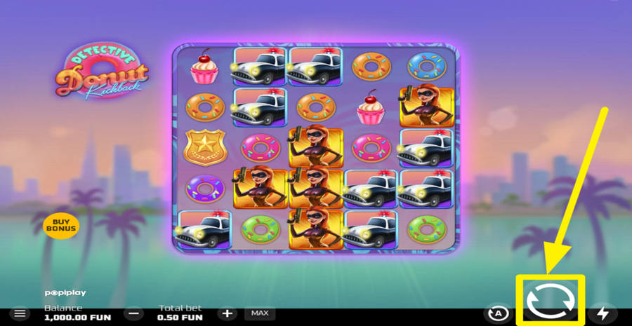 Detective Donut Kickback Spin