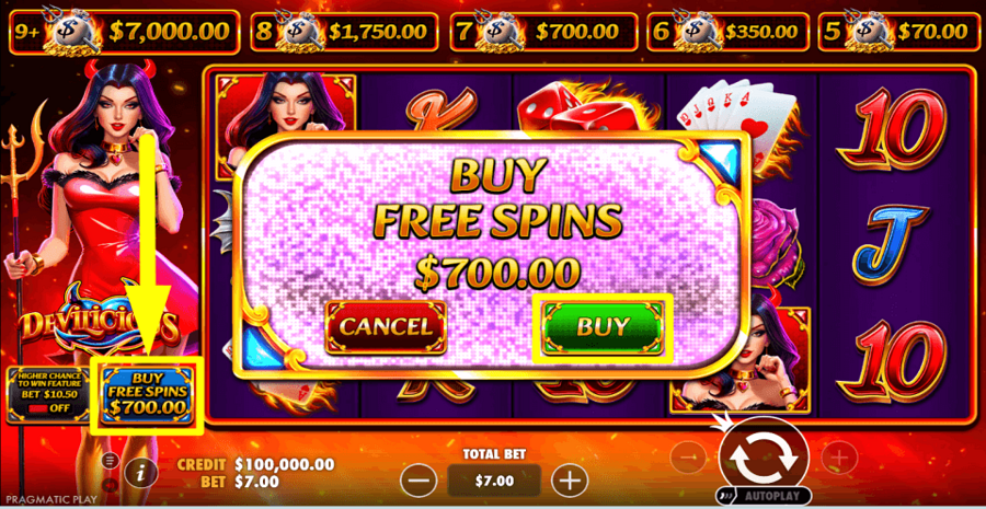 Devilicious Buy Feature