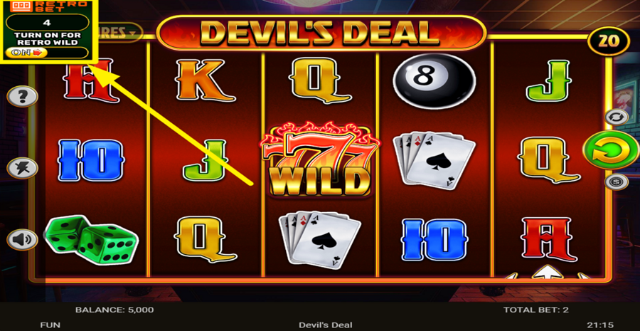 Devils Deal Retro Bet