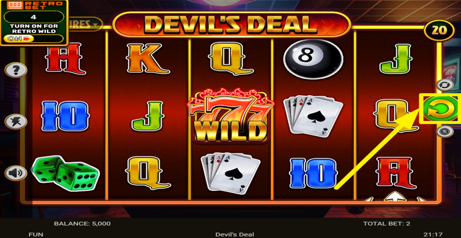 Devils Deal Spin