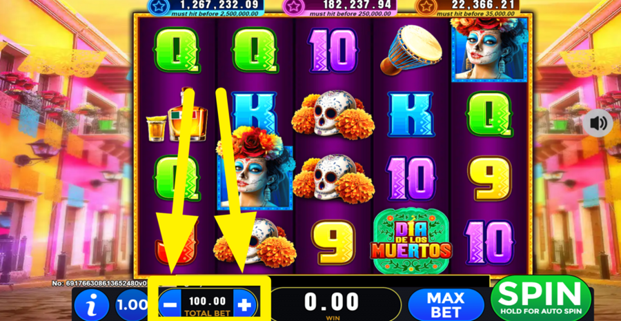 Dia De Los Muertos Adjust Bet