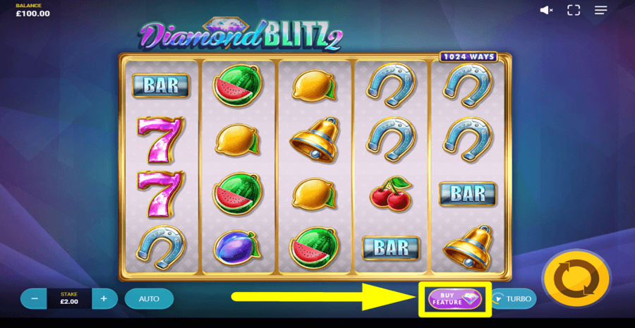Avis, Bonus et Jeu Gratuit de la Machine à Sous Diamond Blitz 2
