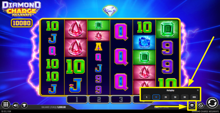 Diamond Charge Megaways Autoplay