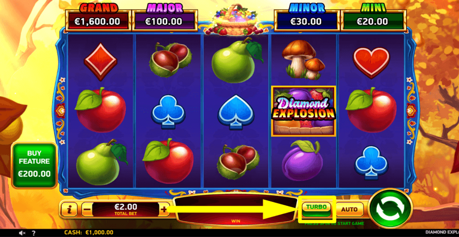 Diamond Explosion Polish Fruits Jesien Turbo Feature