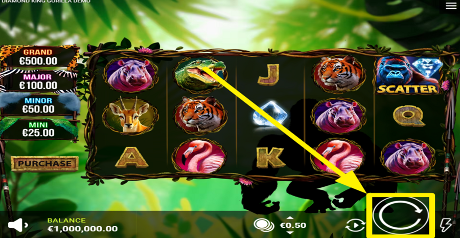 Diamond King Gorilla Spin